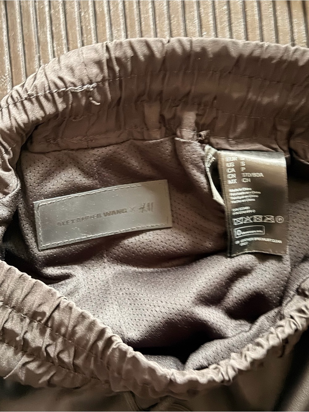 Alexander Wang Black Two-Tone Athletic Shorts - Picture 4 of 7